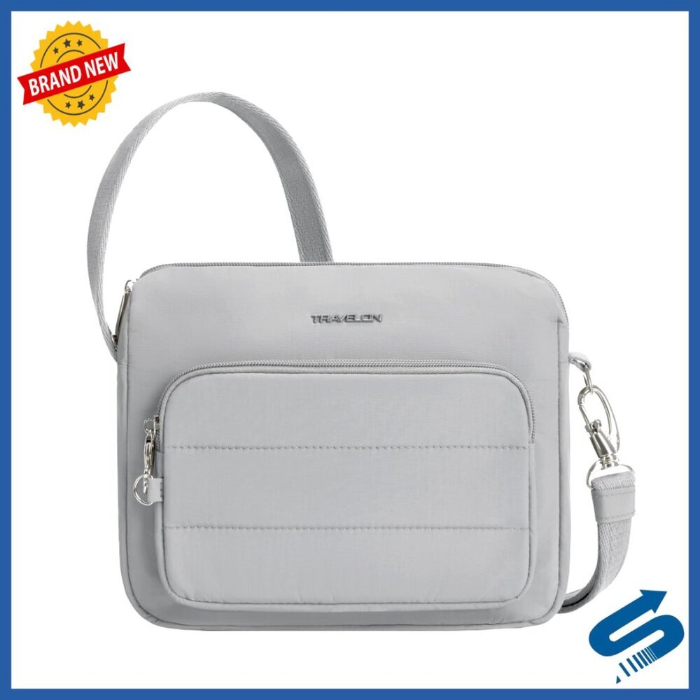 Anti-Theft Crossbody Bag with RFID Blocking, 4L Capacity, Adjustable Strap